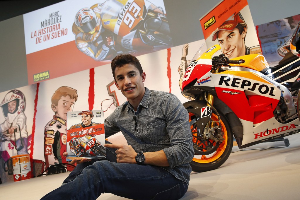 Presentación comic oficial Marc Márquez, sede REPSOL 14 de abril de 2016