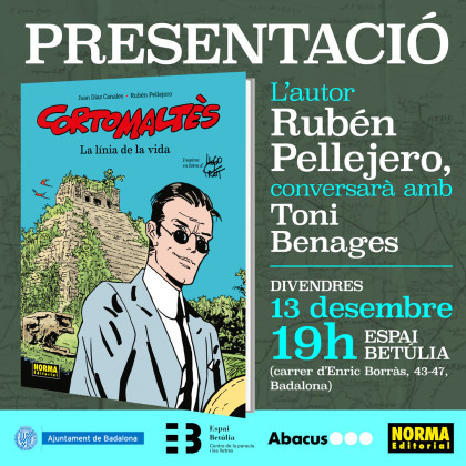 Presentación de 'Corto Maltés. La línea de la vida' con Rubén Pellejero en Badalona