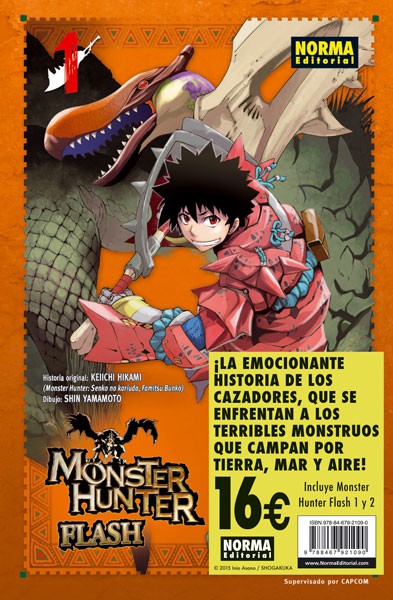 PACK DE INICIACIÓN MONSTER HUNTER FLASH!